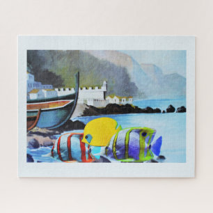 Coast and tropical fish jigsaw puzzle