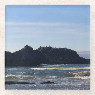 Coast at Seal Rock, Oregon Glass Coaster