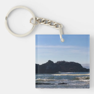 Coast at Seal Rock, Oregon Key Ring