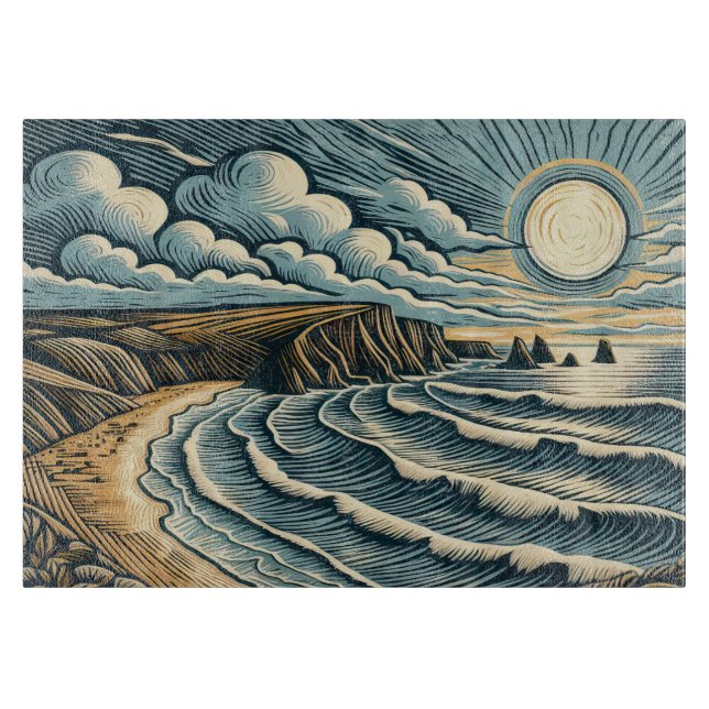 Coast Cutting Board (Front)
