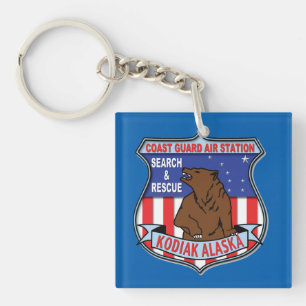 Coast Guard Air Station Kodiak Key Ring