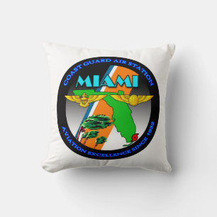 Coast Guard Air Station Miami Cushion