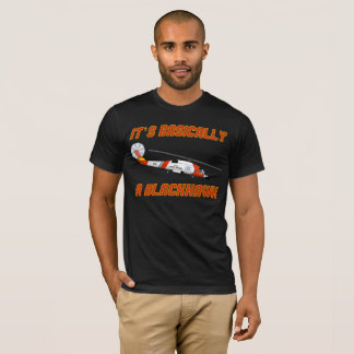 Coast Guard "Basically a Blackhawk" Jayhawk T-Shir T-Shirt