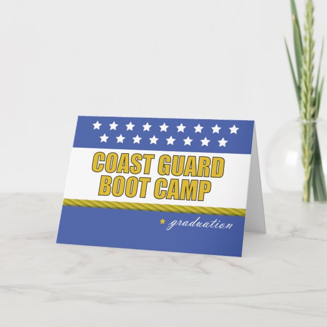 Coast Guard Boot Camp Graduation Card (Front)