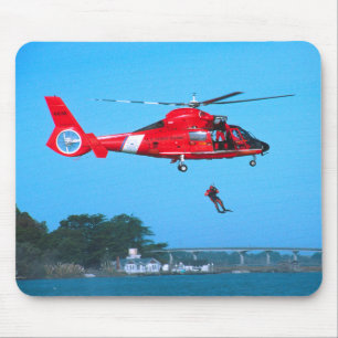 Coast Guard Chopper Mousepad
