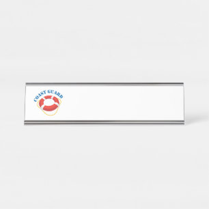 Coast Guard Desk Name Plate