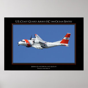Coast Guard HC-144 Ocean Sentry Poster