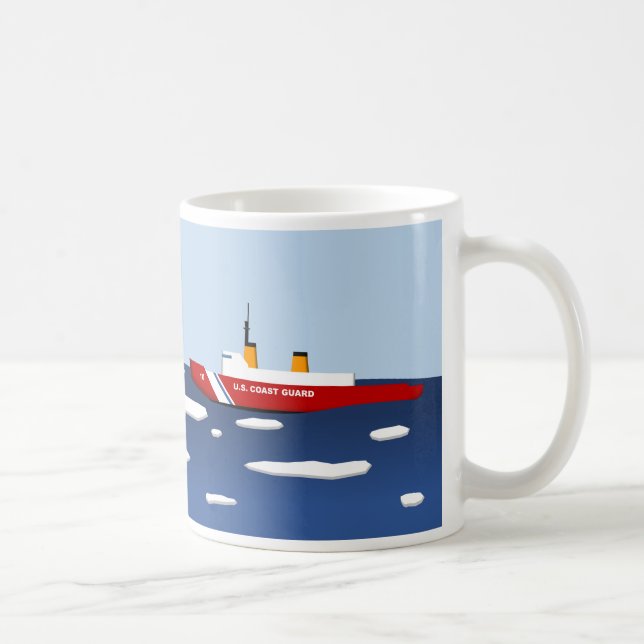 Coast Guard Ice Breaker Ceramic Mug (Right)