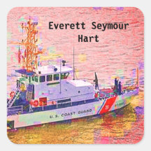 Coast Guard Kid Sticker