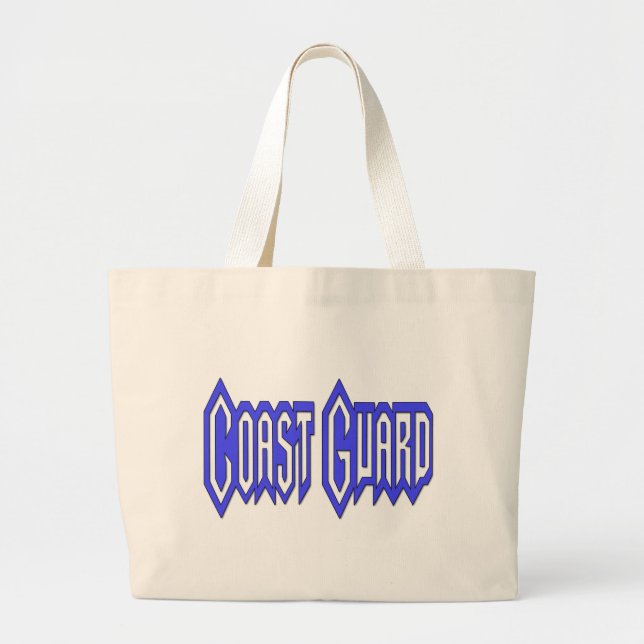 Coast Guard Large Tote Bag (Front)