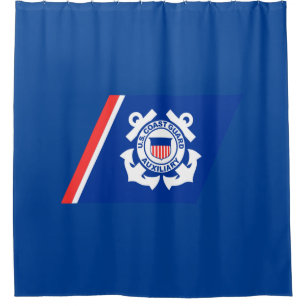 Coast Guard Logo Shower Curtain
