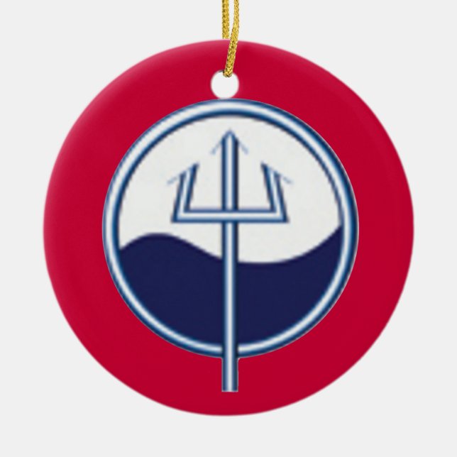 Coast Guard Marine Science Technician Ornament (Front)