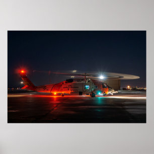 Coast Guard MH-60 Jayhawk Helicopter Poster