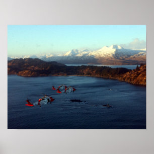 Coast Guard MH-60 Jayhawk Helicopters Poster