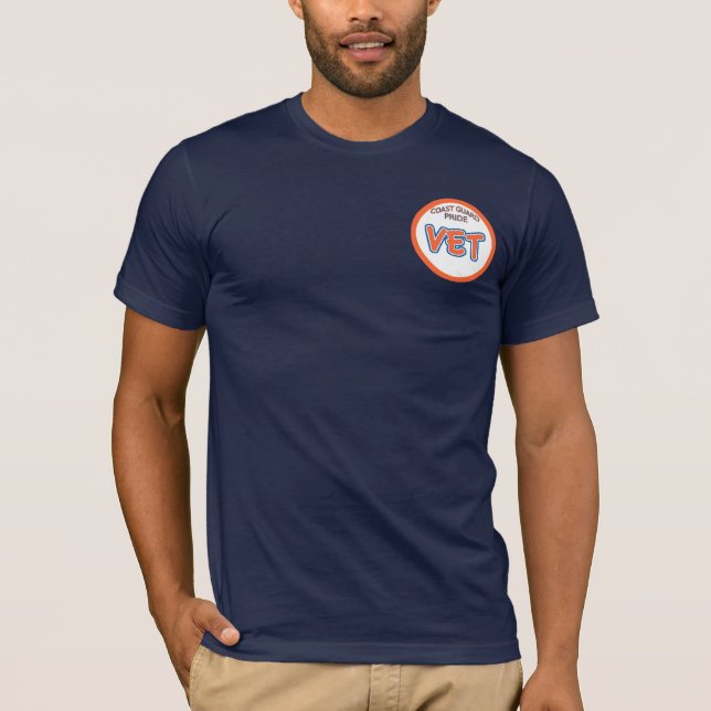 Coast Guard Pride Veteran Shirt (Front)