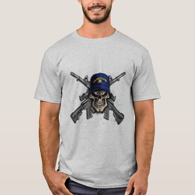 Coast Guard Skull T-Shirt (Front)