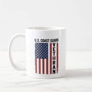 Coast Guard Veteran Flag Vintage Vector Design_1 Coffee Mug
