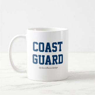 Coast Guard "Warning: Coast" Ceramic Mug