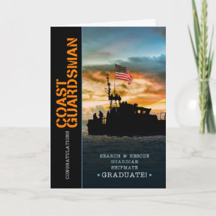 Coast Guardsman Basic Training Graduate Card