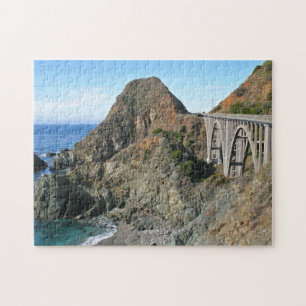 Coast Highway 1 - Big Creek Bridge Jigsaw Puzzle