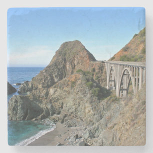 Coast Highway 1 - Big Creek Bridge Stone Coaster