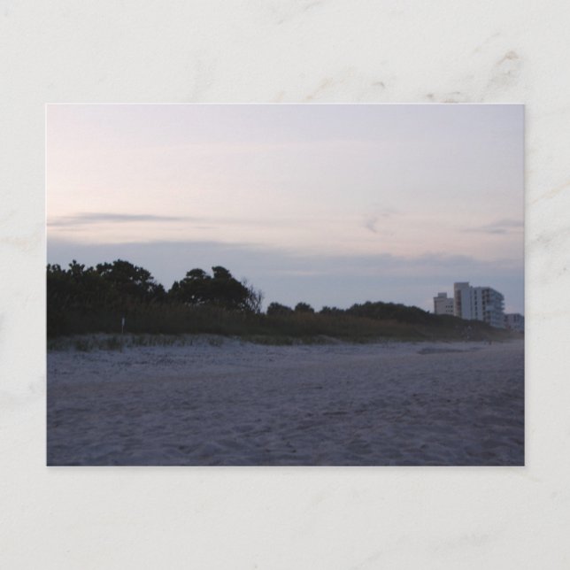 Coast line of Cocoa Beach Florida Postcard (Front)