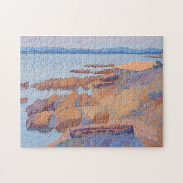 "Coast near Antibes" by Henri Edmond Cross Jigsaw Puzzle (Horizontal)