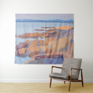 "Coast near Antibes" by Henri Edmond Cross Tapestry