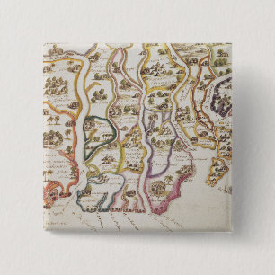 Coast of Africa and the River Gambia 1622 15 Cm Square Badge