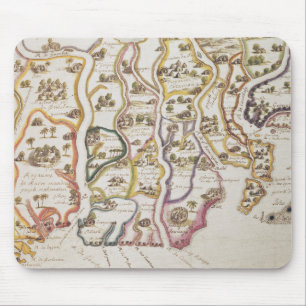 Coast of Africa and the River Gambia   1622 Mouse Pad