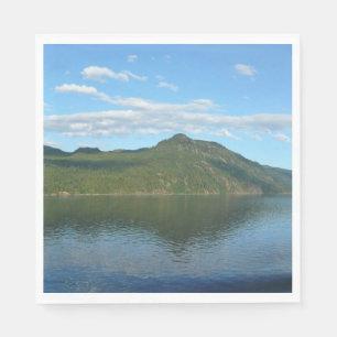 Coast of British Columbia in Scenic Canada Napkin