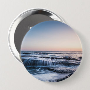 Coast of Lofoten Norway 10 Cm Round Badge