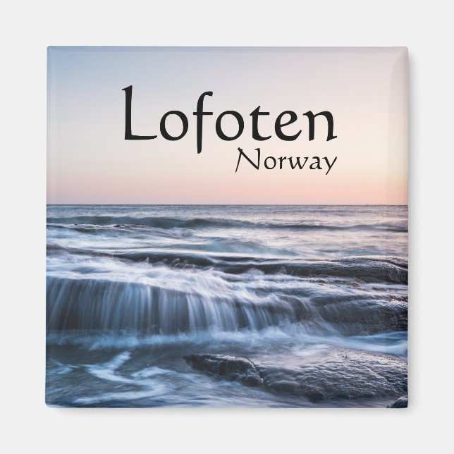 Coast of Lofoten Norway Magnet (Front)