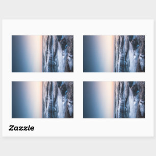 Coast of Lofoten Norway Rectangular Sticker