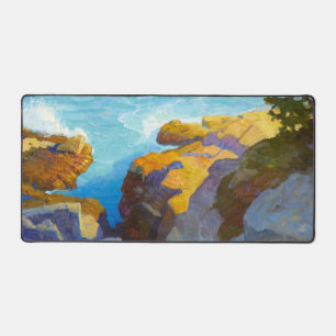 Coast of Maine by Newell Convers Wyeth Desk Mat