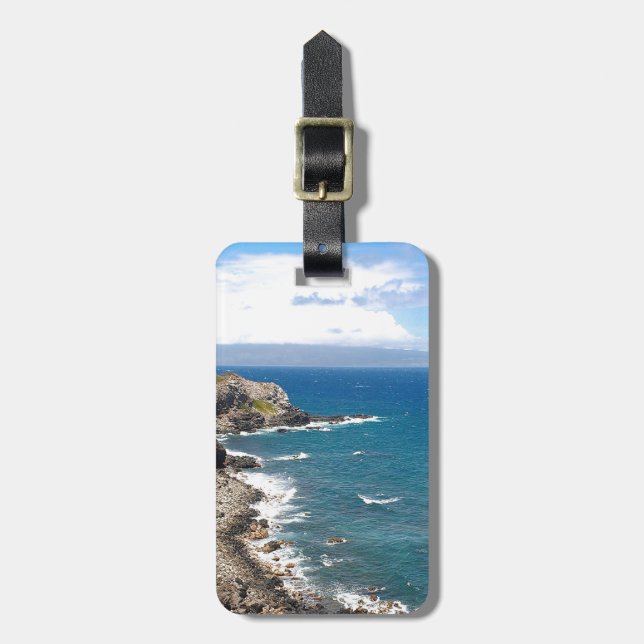 Coast of Maui Luggage Tag (Front Vertical)