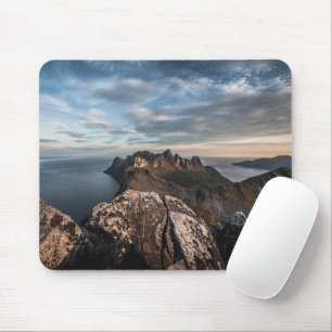 Coast of Norway Landscape Photo Mouse Pad
