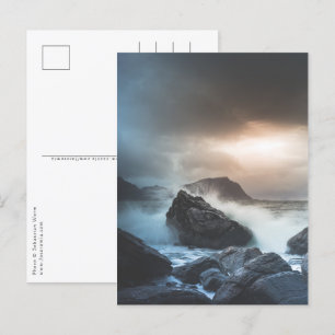 Coast of Norway Seascape Photo Postcard