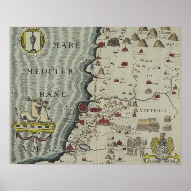 Coast of Phoenicia Poster (Front)