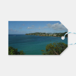 Coast of St. Lucia Caribbean Vacation Photo Gift Tags