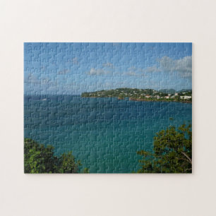 Coast of St. Lucia Caribbean Vacation Photo Jigsaw Puzzle