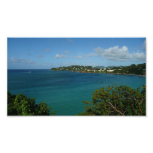 Coast of St. Lucia Caribbean Vacation Photo Print