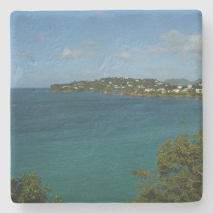Coast of St. Lucia Caribbean Vacation Photo Stone Coaster