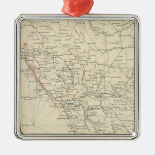 Coast Range Middle California Metal Tree Decoration