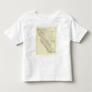 Coast Ranges showing San Andreas Rift Toddler T-Shirt