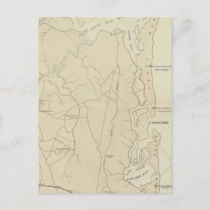 Coast section no 5 Absecon Beach to Sea Island Postcard