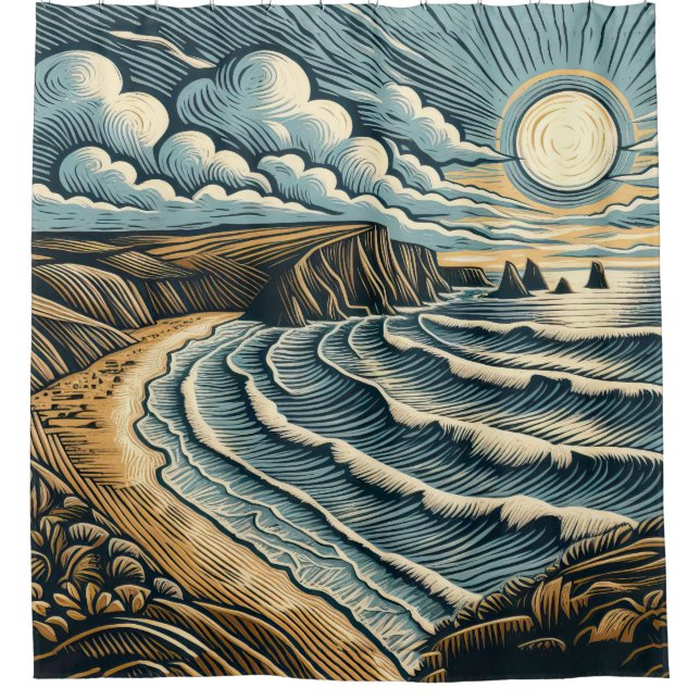 Coast Shower Curtain (Front)