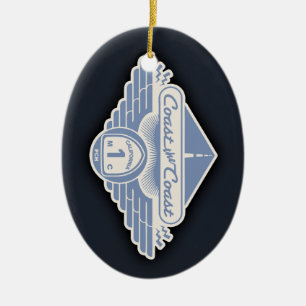 Coast the Coast Ceramic Tree Decoration