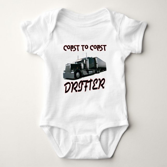 Coast to Coast Drifter Baby Bodysuit (Front)
