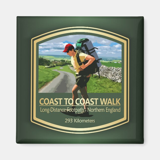Coast to Coast Walk (PF) Magnet (Front)